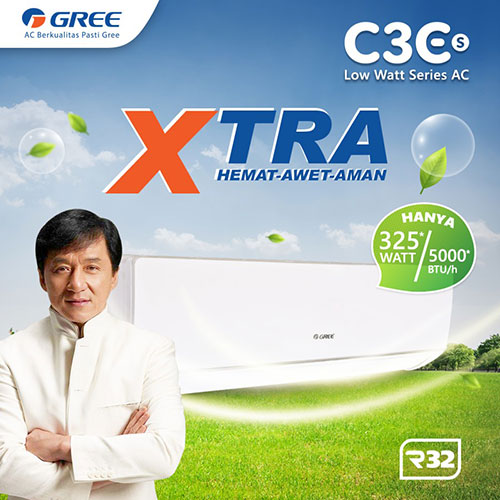 Gree AC Split Low Watt C3ES Series 1 PK - GWC-09C3ES | GWC09C3ES | 09C3ES